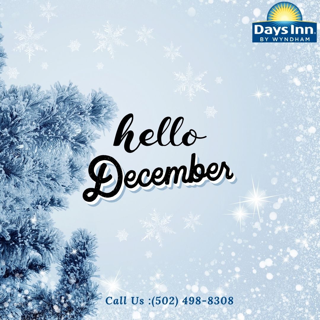 DaysLouisville's tweet photo. Welcome, December! 🎄 Celebrate the season with a relaxing stay at Days Inn Louisville Airport. Winter adventures and cozy nights await. Book now from https://t.co/toz88edJOI 🏨✨ #WinterCalling #DaysInnLouisville #DecemberStay https://t.co/8X965vSdRh
