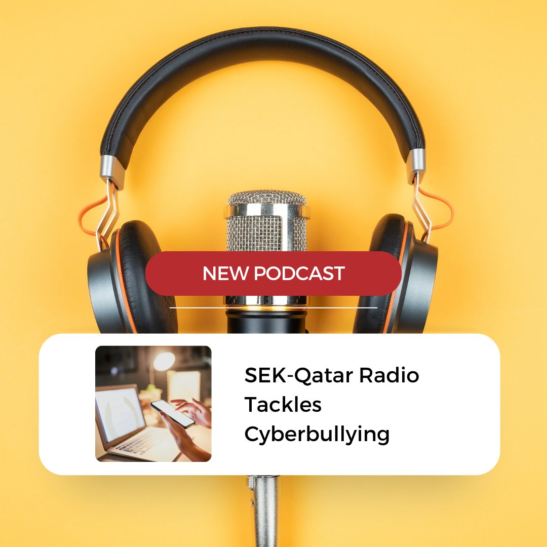 sekqatar's tweet photo. Special Podcast Episode! ๐๏ธ @sekqatar Radio Station tackles Cyberbullying, as part of our Safe Surfing Awareness Initiative, in our latest podcast. ๐๐ฌ Hear real stories, get advice, and learn how to stay safe online.
๐ https://t.co/4aomFyfLJL
#ValueProject #StaySafeOnline https://t.co/DqTrxVV2mv