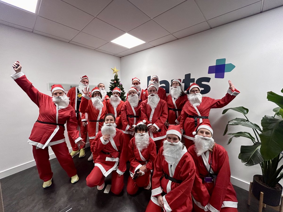 Huge thanks to all our amazing festive Santas for completing the <a href="/SantainCity/">Santa in the City</a> run 🎅 🏃 

We had a great time and loved meeting all of you!

#Santainthecity24 #sitc24 #santarun