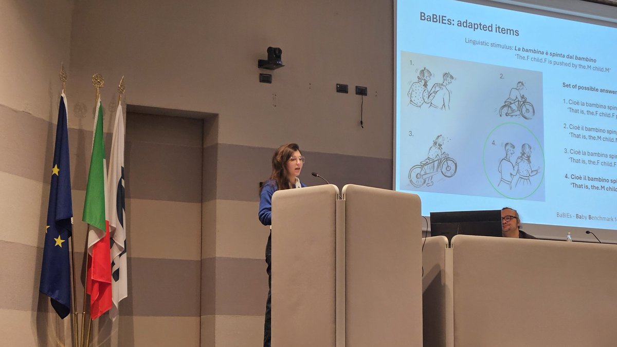 Luca Capone, Alice Suozzi, Gianluca Lebani and <a href="/AlexLenci1966/">Alessandro Lenci</a> with "BaBIEs: A Benchmark for the Linguistic Evaluation of Italian Baby Language Models" #CLiCit2024 <a href="/AILC_NLP/">AILC_NLP</a> #NLProc