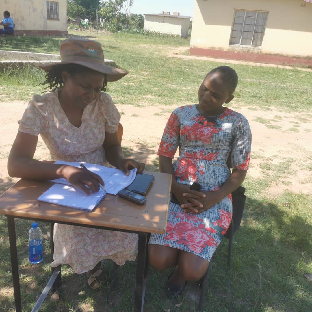 The ICARS Project Behavioral Change and Gender Equity team implementing baseline data collection from poultry farmers in Seke district Ward 5 (Dema Farmer Field School).