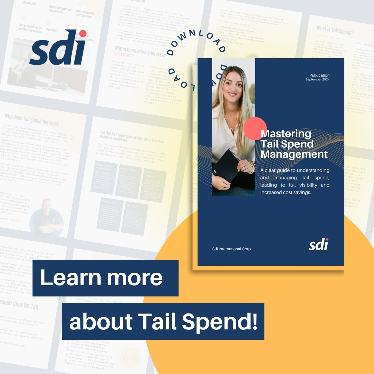 SDICorp's tweet photo. 🎁 FREE #TailSpend Ebook Alert!

What's inside:

📍 Why Tail Spend matters
📍 Hidden savings &amp; value
📍 Strategies for BIG results
🎁 Download for FREE: https://t.co/lhsnp3mumB
Don't wait - start managing your Tail Spend like a pro! 📈

#SDI #TailSpend #TailSpendManagement https://t.co/RNaRnH4OgB