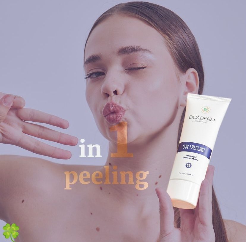 Duadermtr's tweet photo. Duaderm Peeling ile Işıldayın✨

Daha pürüzsüz, taze ve canlı bir cilt hayal edin! Peeling, cildinizde biriken ölü hücreleri nazikçe uzaklaştırarak, yenilenmiş bir cilt görünümü sağlar.
Şimdi keşfedin ve cildinize hak ettiği bakımı verin! 

#duaderm #peeling #ciltbakımı https://t.co/Dl9ddxnSVa