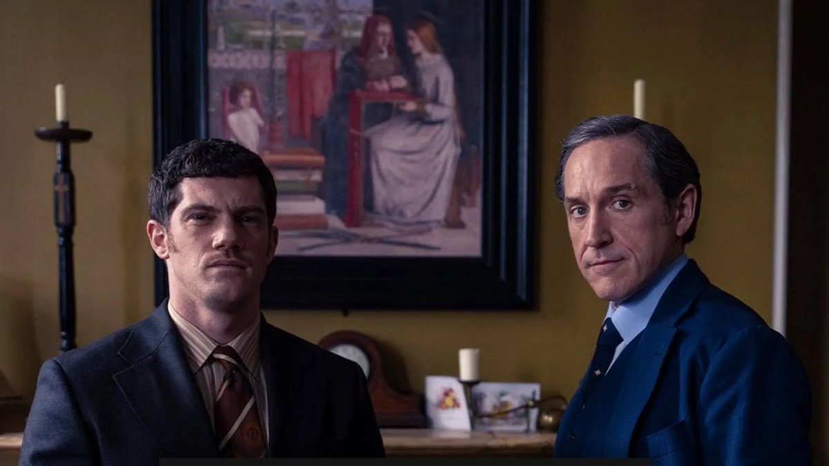 A complex conspiracy. 👀  

#Dalgliesh returns with more gripping murder cases in Season 3, airing on Channel 5 at 9pm today.   

⭐️ <a href="/allegramarland/">Allegra</a>, #LizWhite 
🎬 Director: #GeoffSax ( Eps 1 &amp; 2) 
✍️ Co-writer: <a href="/KaneKanecolette/">Colette Kane</a>  (Eps 1 &amp; 2)