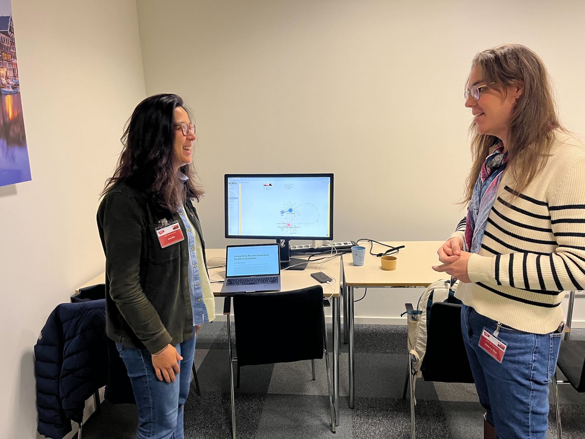SonyCSLParis's tweet photo. @InesBlin joined #EKAW2024 to present @MUHAI_org demos
📊 Social media observatory on inequality
📚 Living meta-review interface: generating dynamic meta-reviews for social scientists
+ paper Structured Representations for Narratives
📰DOI: https://t.co/zR7qvCpM0Z
Inspiring week! https://t.co/xO9GofVp8p