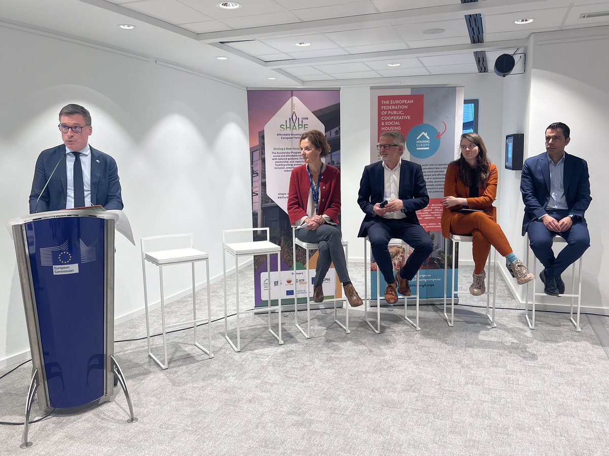 Affordable Housing Initiative European Partnership (@ahi_programme) on Twitter photo Big day for the #AffordableHousingInitiative European Partnership - phase II of the Accelerator Programme is ON!
“Let today serve as a platform for partnerships & collective action, let’s shape a future with affordable, sustainable & dignified action”, <a href="/EU_EESC/">European Economic and Social Committee</a> President says. Big day for the #AffordableHousingInitiative European Partnership - phase II of the Accelerator Programme is ON!
“Let today serve as a platform for partnerships & collective action, let’s shape a future with affordable, sustainable & dignified action”, <a href="/EU_EESC/">European Economic and Social Committee</a> President says.