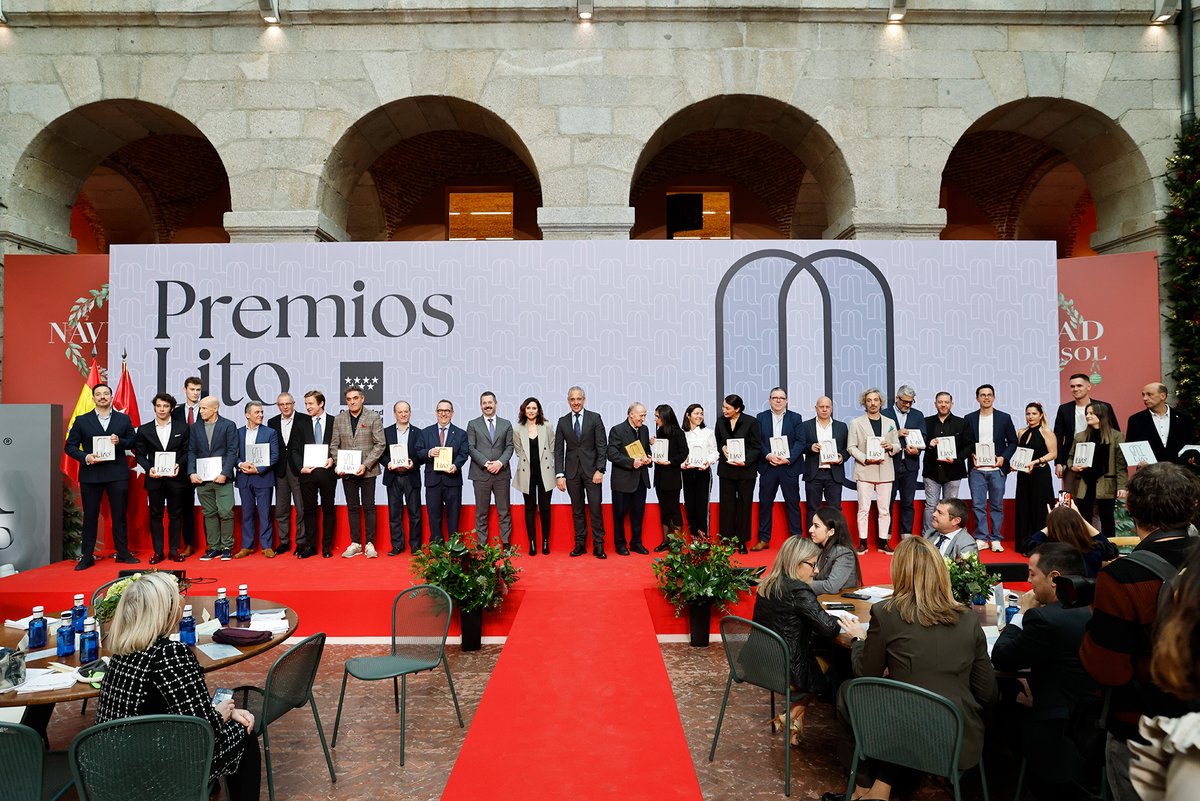 HosteleriaMad's tweet photo. @ComunidadMadrid @CEHEhosteleria @jaapariciog @IdiazAyuso @Paty_EM2012 @ugochanmadrid @AcadMadGastro @TimeOutMAD @gastrouni @Elenalaion 🥇¡Ganadores de los #PremiosLito 2024!🥇

Enhorabuena a todos/as🤩

👉Listado completo: https://t.co/lZ6M1cBpZj

#gastronomia #hosteleria #horeca #camareros #HosteleriaMadrid #Madrid #bares https://t.co/QoxmWkD2ne