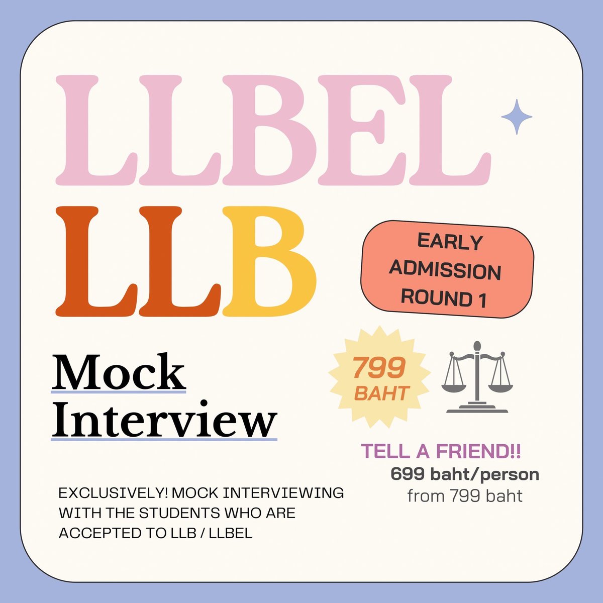 tutoringinter's tweet photo. มาแล้ว! MOCK INTERVIEW สำหรับน้อง ๆ ที่สนใจคณะนิติศาตร์ภาคอินเตอร์อย่าง LLBEL CU และ LLB TU รอบ early admission round!

📓exclusive mock interview จากรุ่นพี่ LLBel 01 

#llbelcu #llbel #llbtu #llb #dek67 #dek68 #dek69 #ged #cu #tu https://t.co/JcoHdT5KAw