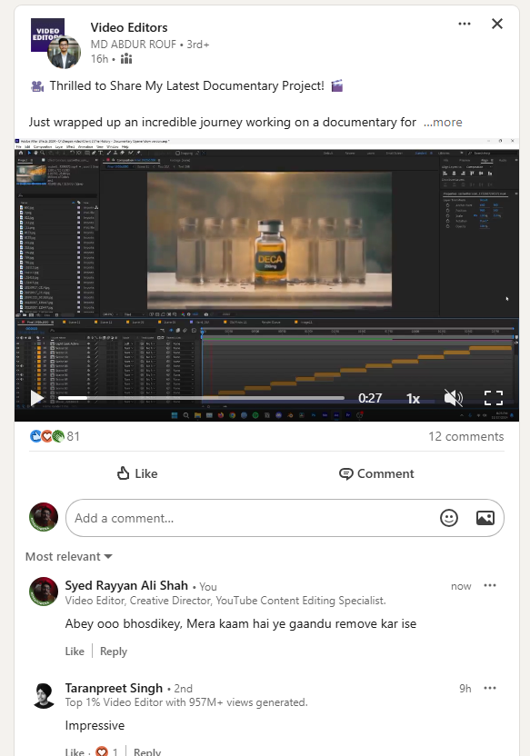 Random ass person Stealing my work and and claiming it as his own, unfortunately this is my fault, I should've watermarked. 

I suppose he has stolen other people's previews too