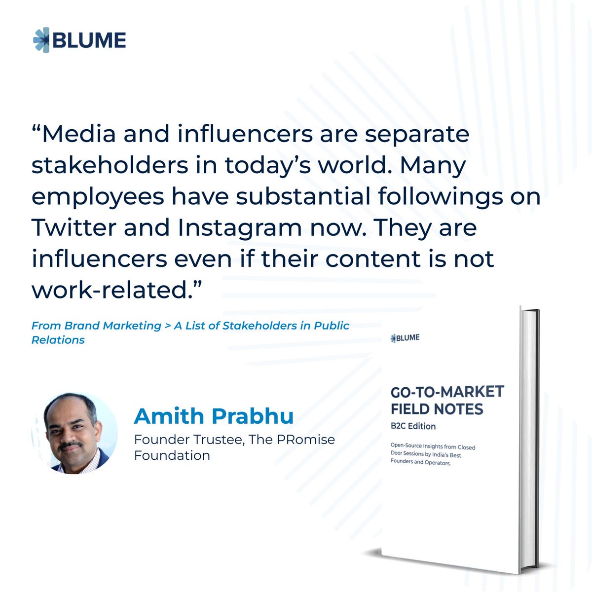 amithpr's tweet photo. My insights featured in Blume's GTM Field Notes - a compilation for B2C founders setting up their GTM motions.
Live on their website.
#lightaspark #tpor #sparkthebook
https://t.co/PcxzNsCmi4 https://t.co/Dnw1GNPejY