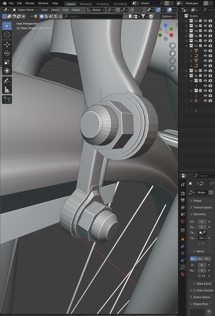 mediotoTV's tweet photo. Brushing up on some modelling skills in #Blender. It's such a great piece of software and completely free although it does help to contribute towards it's future development. #blender #blendercommunity #3dmodeling https://t.co/5XPoWHWXLy