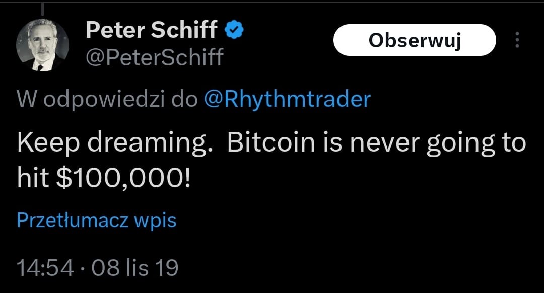 Davincij15's tweet photo. Any comments, @PeterSchiff? 😀 https://t.co/BrCbxMl9f8