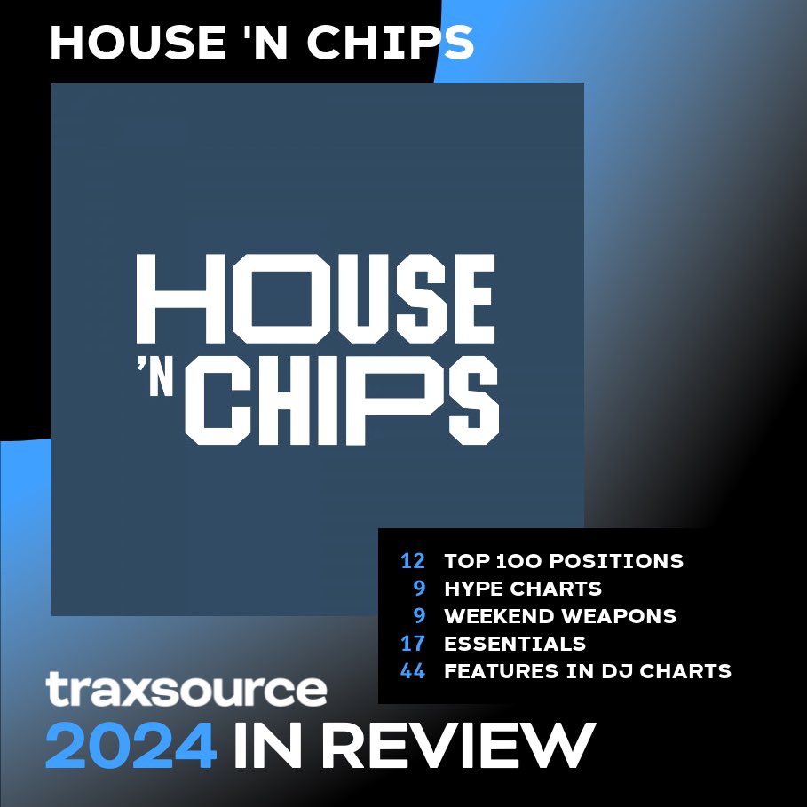 We want to thanks <a href="/traxsource/">Traxsource</a> for all the support and all our signed artists who have done an amazing job, 2025 is going to be a great year for <a href="/houseandchips/">House ‘n Chips</a>!

Thank you Fam 🫶