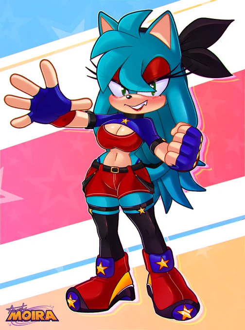 Some fighting gear for an AU / server theme. Everyone had to draw their OC's in attire that sits bumpers / checkpoints and springs :)  