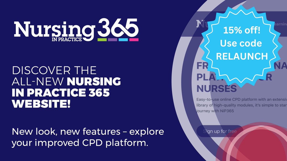 ⏳ Time's almost up! Our 15% FLASH SALE on annual Nursing in Practice 365 premium subscriptions ends TOMORROW (6th Dec)!

Don’t miss out—upgrade your CPD game today and invest in yourself. 

Use code RELAUNCH at checkout. Sign up here: buff.ly/418KZCd