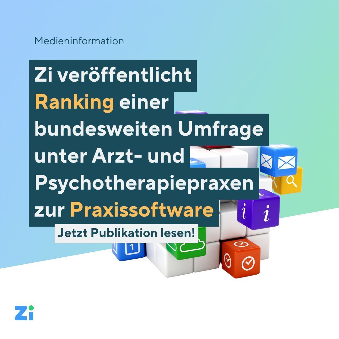 Zi veröffentlicht #Ranking von #Praxisverwaltungssoftware nach bundesweiter Umfrage unter Arzt- und Psychotherapiepraxen

➡️ Vollständige Medieninformation: buff.ly/4f3qMRq 
➡️ Studie: buff.ly/4eYOnml 
➡️ Grafik: buff.ly/4eYOyhv