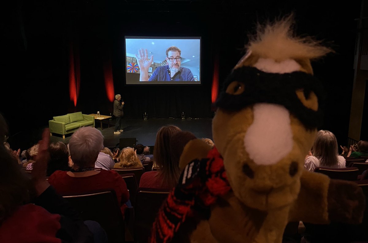ShetlandLibrary's tweet photo. @richardosman @somersetbagpuss @OrkneyLibrary I believe that weβre owed at least a visit. No doubt @OrkneyLibrary tampered with the flight which resulted in you being unable to attend last time. π #librarycrimes P.S. Does a Mobile Library visit Cooperβs Chase?! π€ππ https://t.co/MvipY4RwiW