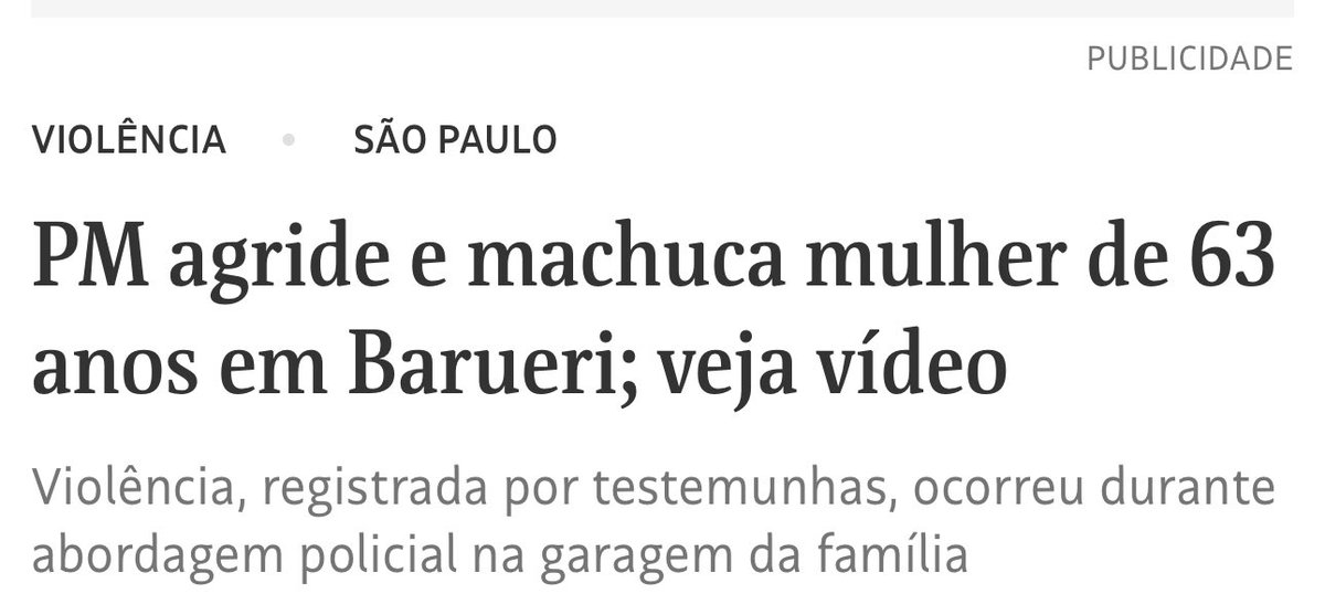 Mais um caso!!! Que vergonha! Essa covardia tem que acabar!! Até quando?