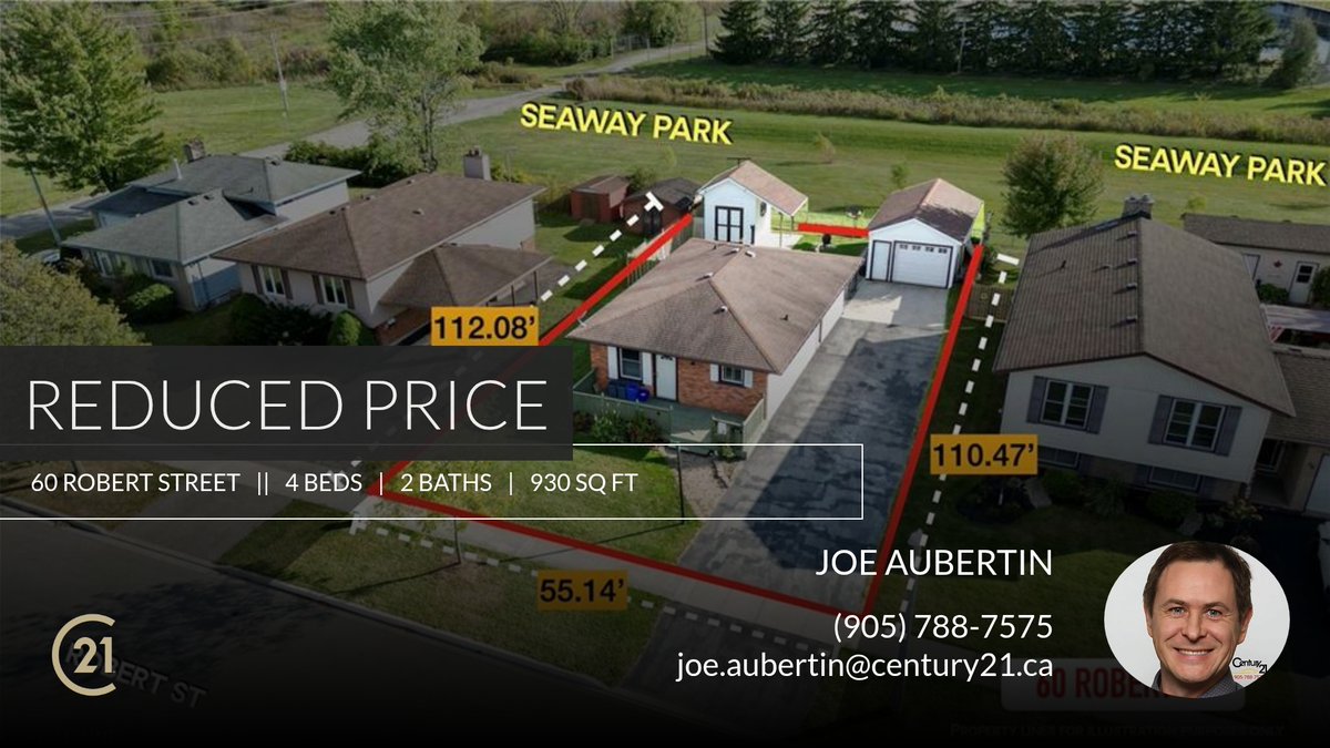 joeaubertin's tweet photo. 📍 Reduced Price 📍 This recently reduced home at 60 Robert Street in Welland won't last long, so, don't wait to set up a showing! Reach out here or at (905) 788-7575 for more information!

Joe Aubertin
Sales Representative 
Cent... https://t.co/BovuRBlWMZ https://t.co/hgdvhRzwzp