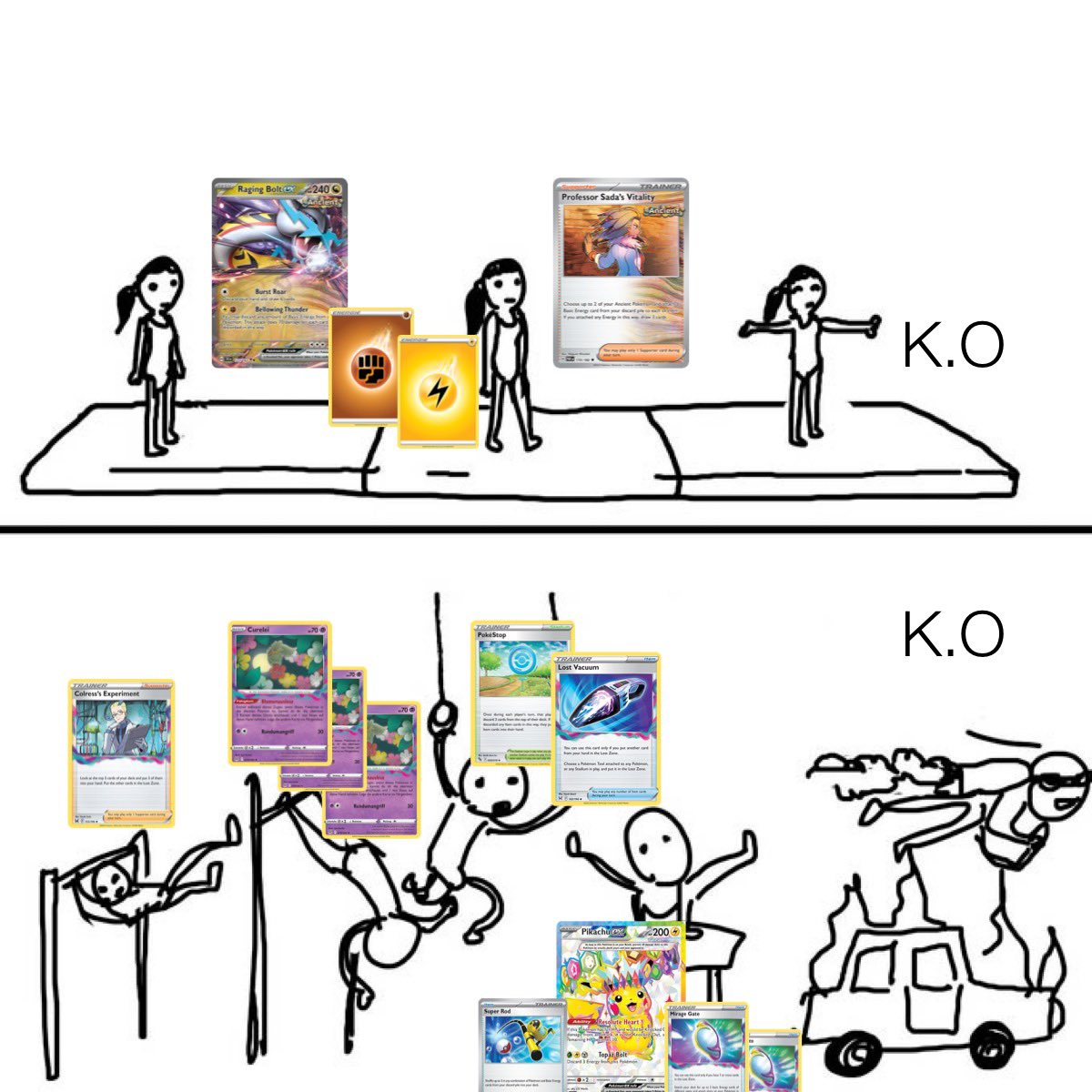jsm_krc's tweet photo. Lost box players like living on the edge for the same result (and then whiffing one piece 💔) https://t.co/C8KyabKgtI