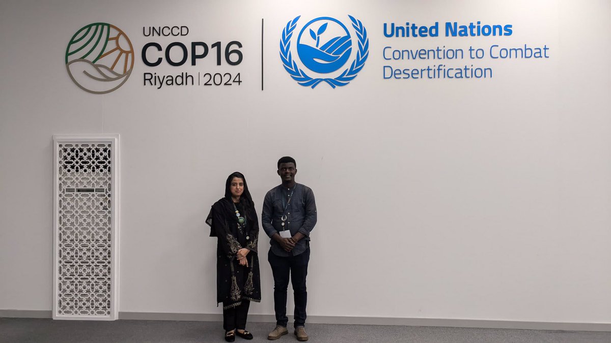 CSIofficials's tweet photo. 🌟🏜️ #COP16 #Riyadh: #CSI Champions, Crispin &amp; @SattiTahanyat , lead global call for #climateaction!🌍 Conf. highlights urgent collaboration for land restoration, sustainable development &amp; combatting #desertification. #CSIPride #climatejustice #indigenousrights #sustainability https://t.co/Vw71ITpmx1