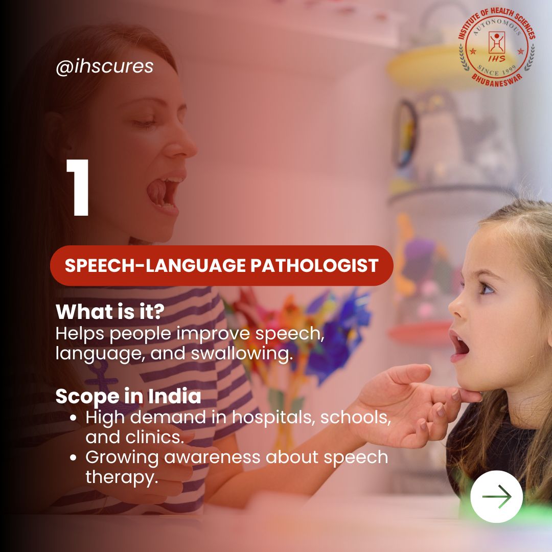 IHScures's tweet photo. Explore the 7 most demanding career options after BASLP!

Follow @ihscures to stay updated on more Physiotherapy, Autism &amp; other rehabilitation disorders

https://t.co/qEIXag1fFz
#baslp #healthcare #ihs #bhubaneswar #medical #carrier #careergoals #medicalstudent https://t.co/105Ezntc0y