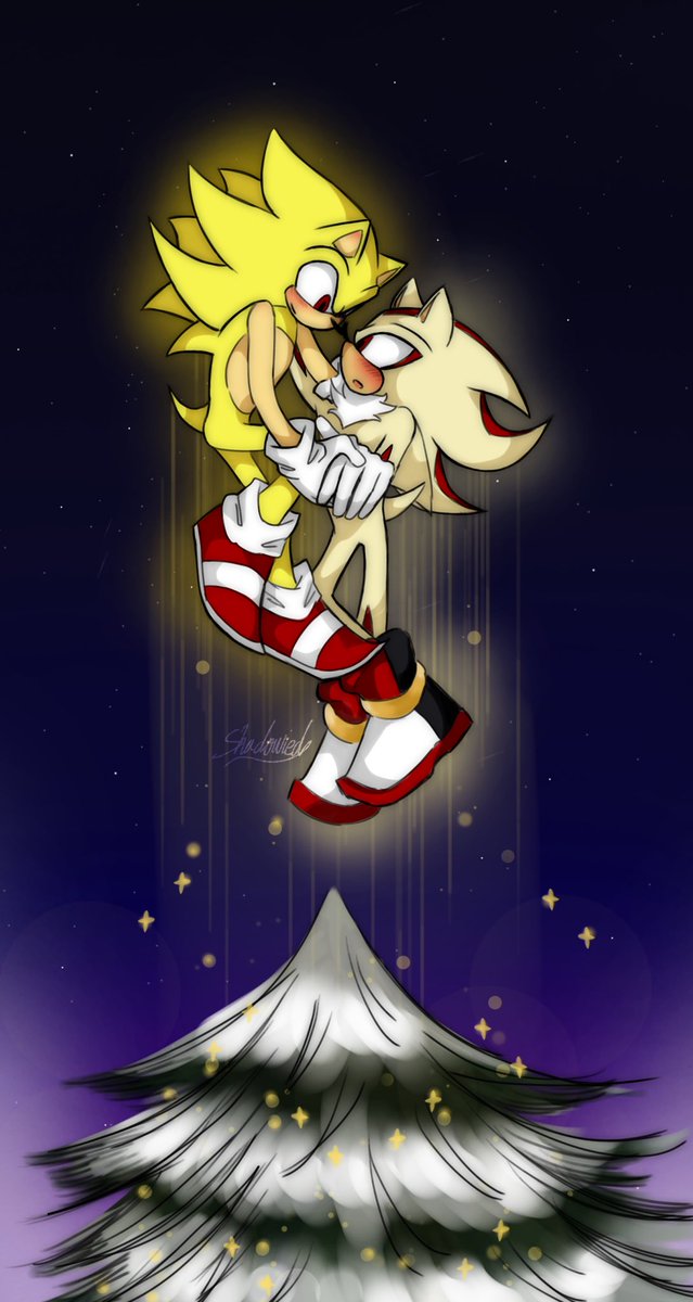 shadowied_'s tweet image. Look! they made a christmas tree🎄
#sonadow #supersonic #supershadow