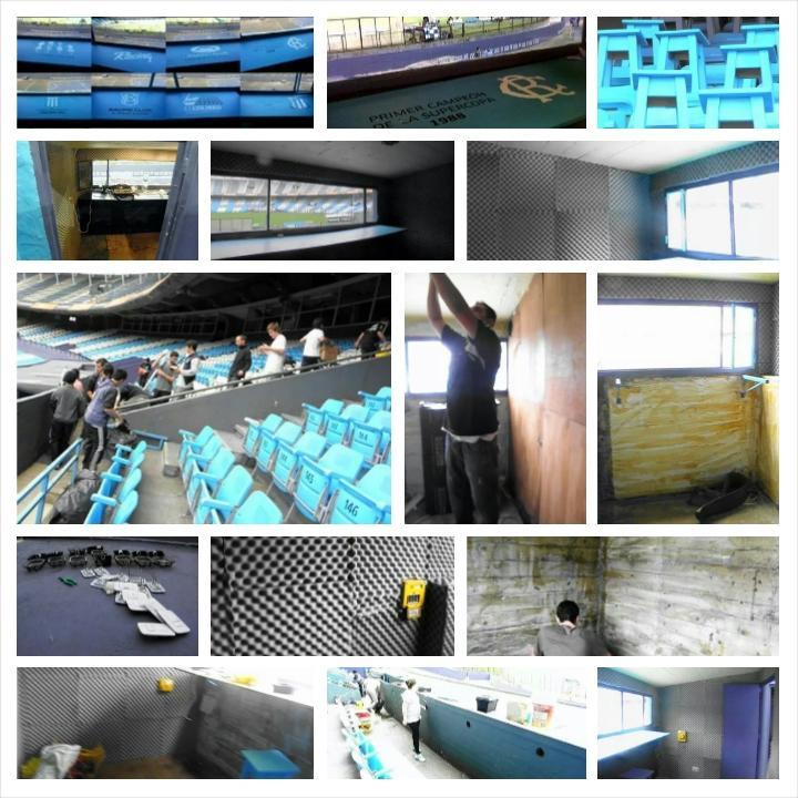 Estas cabinas las remodelaron los socios de #Racing hace más de 10 años.

👉 Hace años que se promete que las cabinas serán reubicadas, pero desde aquel entonces no hubo ninguna renovación integral por parte de #Racing.