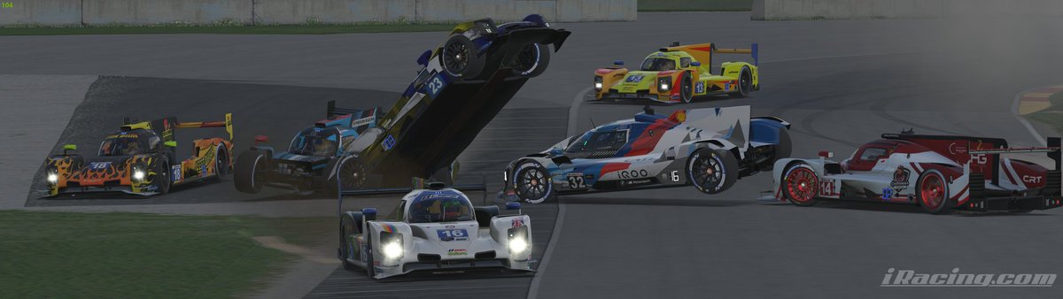 Philovski's tweet photo. @JaroslavHonzik Felt, this was my first IMSA race in prototypes I'm the white LMP2 https://t.co/r2loktaPcl