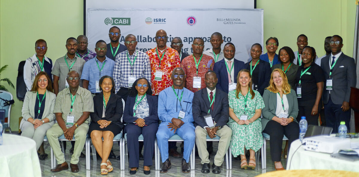 Together with ISRIC and CSIR-SRI, held a workshop in Ghana to strengthen GhaSIS.

Funded by the Gates Foundation, it focused on creating a roadmap for better soil data and sustainable farming.🌱🌍 

Learn more 👇
ow.ly/7By050UkXtp

#SoilHealth | #WorldSoilDay