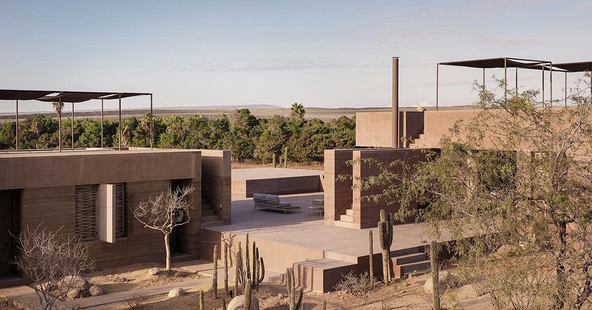 ongriddesign's tweet image. Embrace nature&apos;s contours in your home design. This Mexican guesthouse by PPAA shows how harmonizing with the landscape creates stunning, livable spaces. #OrganicArchitecture #LuxuryLiving