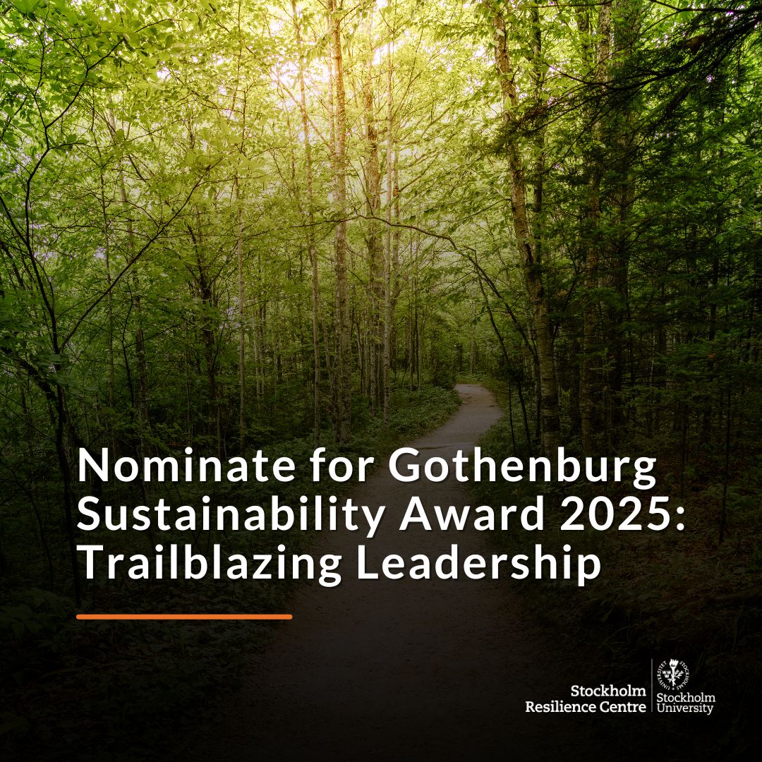 Call for Trailblazing Leaders!

The theme for the 2025 WIN WIN Gothenburg Sustainability Awards is ‘Trailblazing Leadership', awarding leaders in advancing sustainable and peaceful development.

Find out more and nominate until 12 January 2025: buff.ly/4indMJj