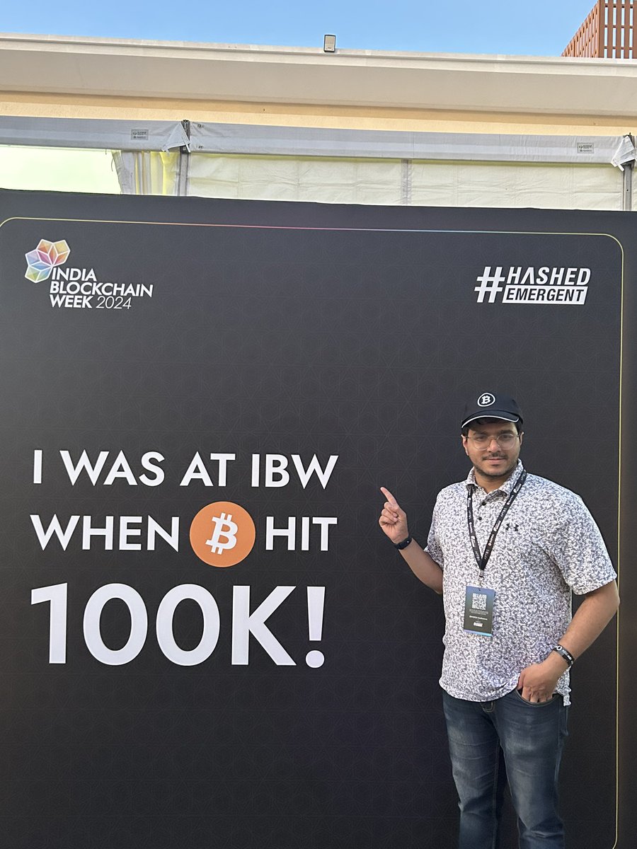 HarshithMallya's tweet image. #Bitcoin Maxi represent at #IBW24