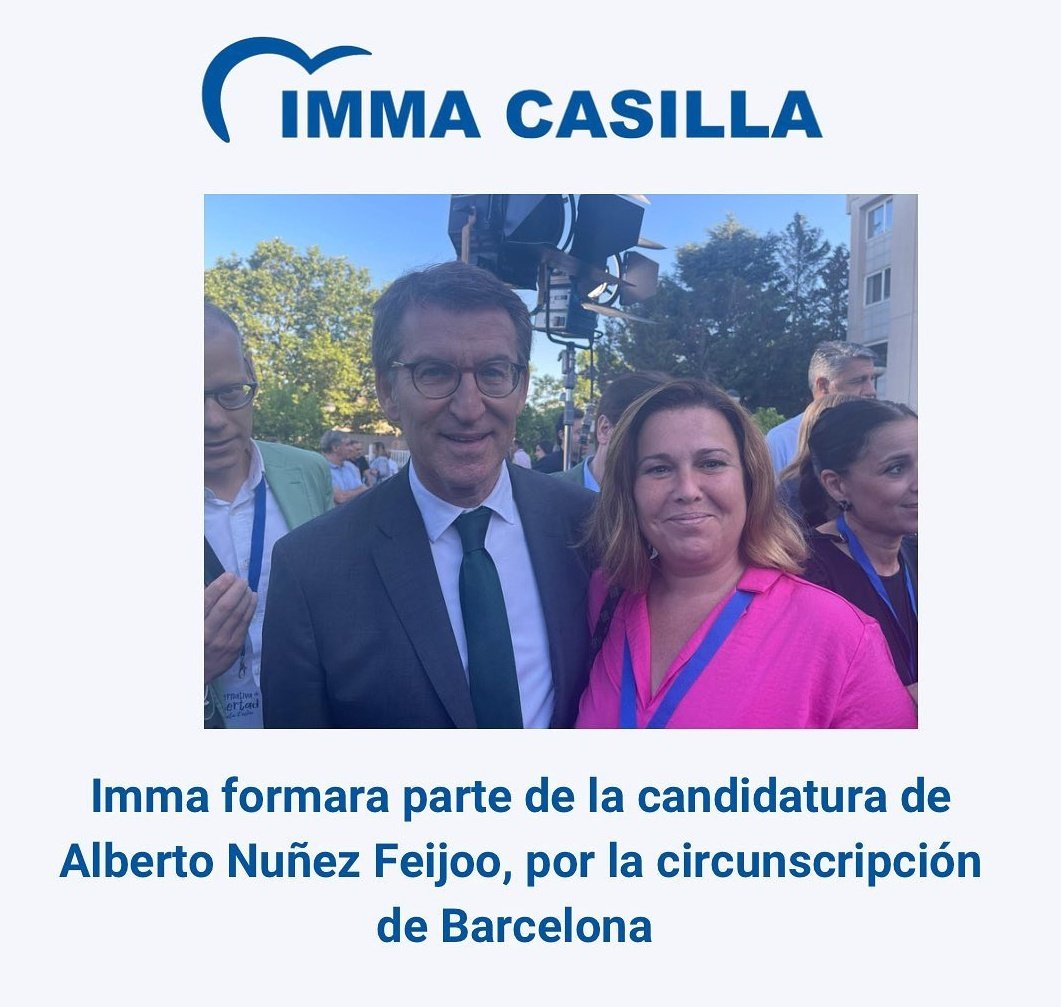 aliciaterrassa's tweet photo. Detenida Imma Casilla, concejal del PP en Santa Susanna (Barcelona), por favorecer la inmigración ilegal a cambio de pagos.

¿Entendéis por qué no negociamos con esta chusma?

Son todos el mismo perro con diferente collar.

#SóloQuedaVOX https://t.co/xY7q695D38