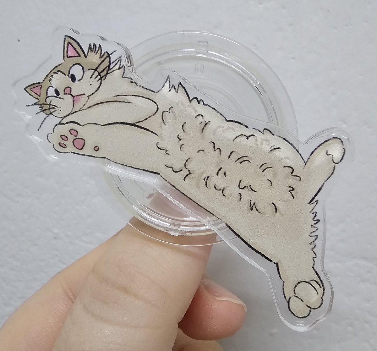 เอ้อออ น่ารักอ่ะ ถูกอกถูกใจอิชั้นมาก จากนี้ก้พกแมวไปอวดให้โลกเห็น 💘
วาด: <a href="/lalomurara/">língān🍀 (close)</a>
ผลิต: <a href="/Linlinfactory/">🌈รับผลิตเทป พวงกุญแจอะคริลิค เข็มกลัด griptok</a>