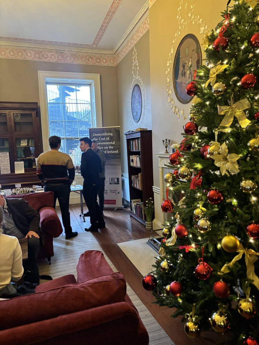 EJNI_Online's tweet photo. We’re here at @JamesJoyceCentr launching our new collaborative handbook -  “Demystifying the Cost of Environmental Justice on the Island of Ireland” 🎄🎅🏻 https://t.co/YjSNaMTJ1L