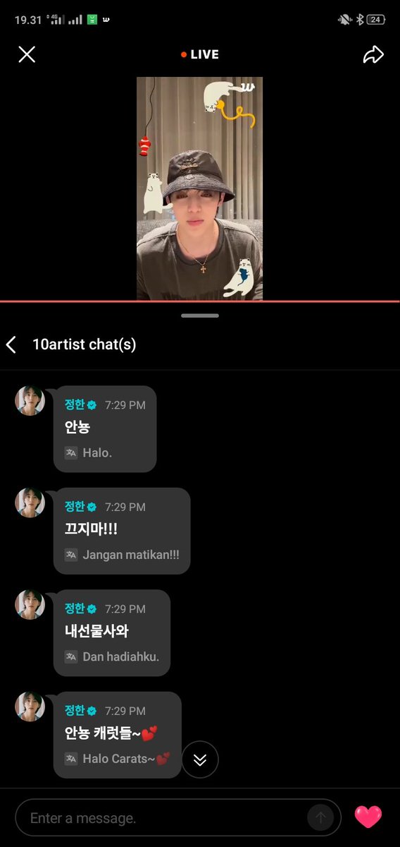 di hina tak tumbang, -jc kambek kita pingsan bang