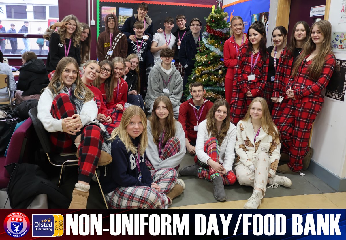 HuntingtonYork's tweet photo. We are sincerely inspired by the incredible generosity of our students and staff!
We gathered 57 packed crates, weighing an estimated 855 kg, to be sent to York Foodbank.
6th Formers went the extra mile, coming in pyjamas 
Thank you All!
#york #Christmas #foodbank #generosity https://t.co/uKVzGzJvTU