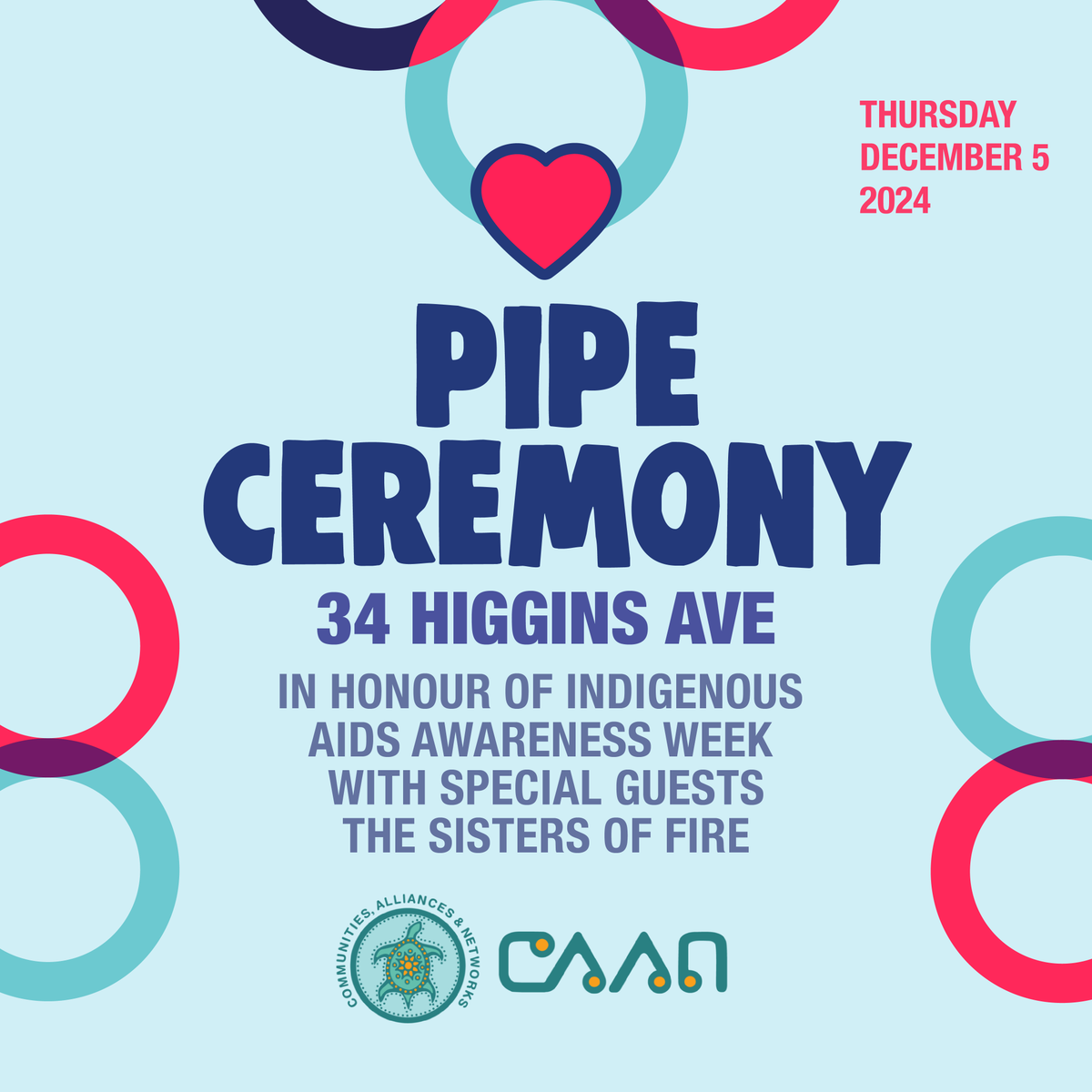 goaskauntieca's tweet photo. All are welcome to attend our Pipe Ceremony today! A friendly reminder that our Pipe Ceremonies are going to be held at 34 Higgins ave!

9:30 a.m. Pipe Ceremony
11 a.m. Potluck Feast
12 p.m. to 3 p.m. STBBI Testing &amp; Treatment, Deadly Aunties and Kokums

#GoAskAuntie https://t.co/GB1iW6ZiMp