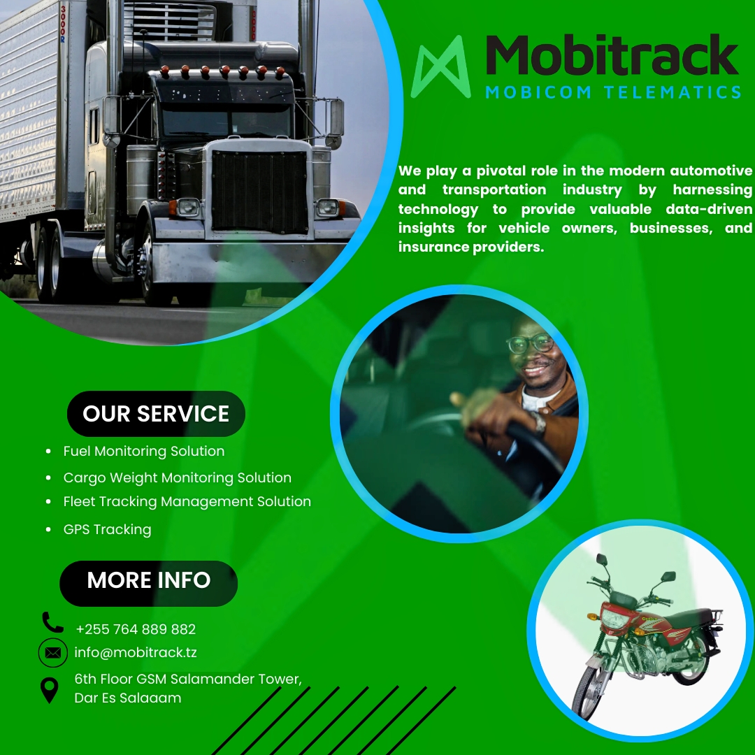 mobitracktz's tweet photo. Karibu Mobitrack Mobicom Telematics tukuhudumie kwa usalama wa chombo chako na ukaguzi sahihi wa matumuzi ya mafuta katika chombo chako cha usafiri katika makampuni, mtu binafsi n.k

#SmartTracking https://t.co/nInhlZgagR