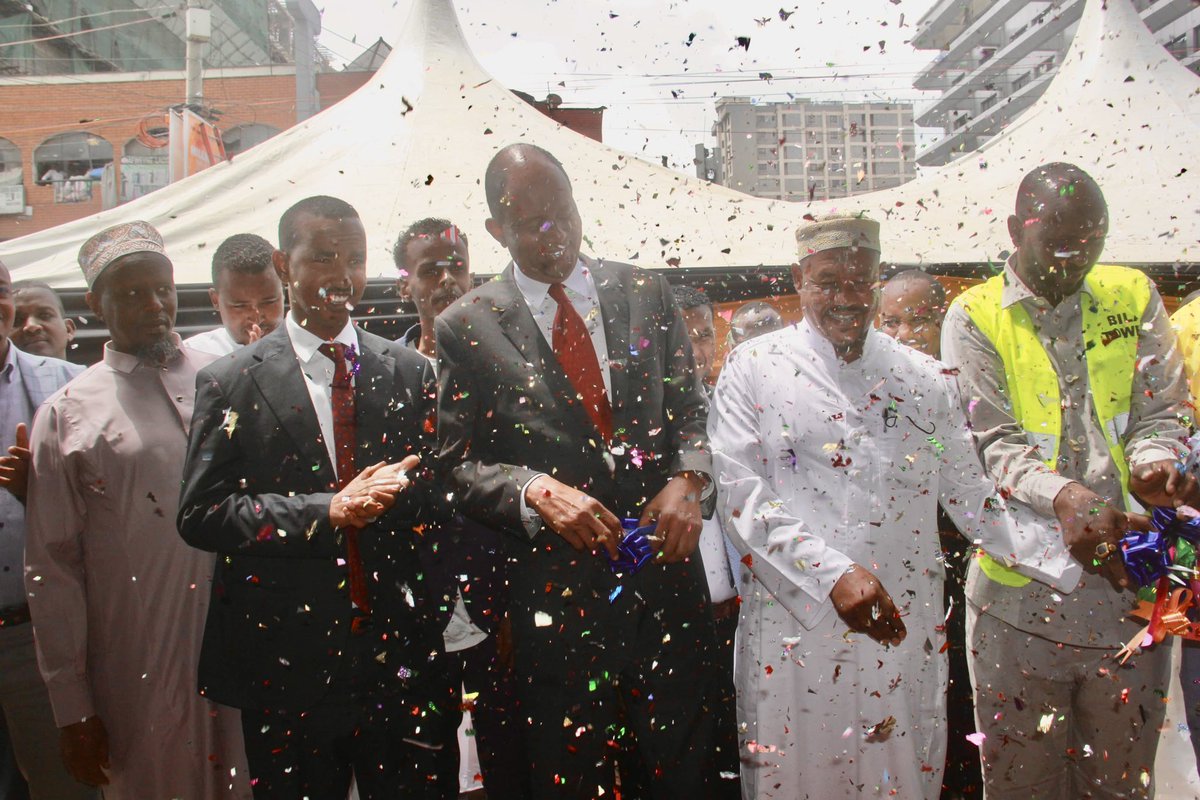 MPyusufhassan's tweet photo. I had the pleasure of participating in the opening of the 18-floor Bilal Towers on First Avenue, a need addition to the rising Eastleigh skyline. My congratulations to owner and leading entrepreneur Haji Shamsuddin Mohamed Siraj for his investment in this magnificent complex within our community. 

This development is a testament to the resilience, staying power, and growth of Eastleigh as the premier trading hub not only in Kenya but throughout Eastern Africa. Eastleigh supports over 150,000 Kenyans  through employment and livelihoods, while also contributing significantly to national revenues via taxes paid to the Kenya Revenue Authority (KRA) and the county government, thereby bolstering our GDP.

Eastleigh is a vibrant, diverse, and cosmopolitan area that truly belongs to all who live and work here in peace and harmony. The rise of Eastleigh as a business hub is a remarkable success story for Kenya.