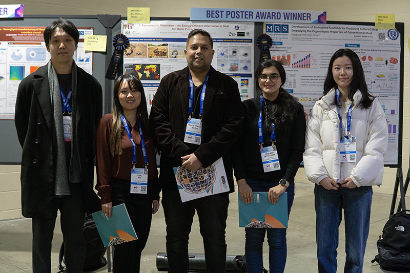 Materials_MRS's tweet image. 🎉 A big congratulations to the #F24MRS Wednesday Poster Winners! 👏

Fatemeh Motaghedi
Milae Lee
Eva Aw
Ikra Iftekhar Shuvo
Jae Gwang Kim

Your innovation and dedication inspire us all! 🌟 #MaterialsScience #PosterSession