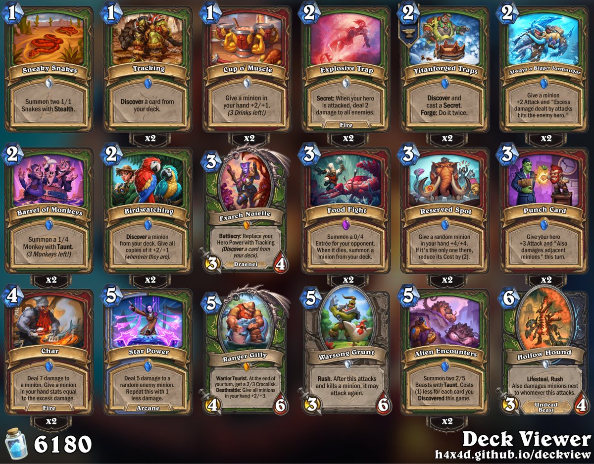 燁魔 HS Wild/Standard Deck tweet media