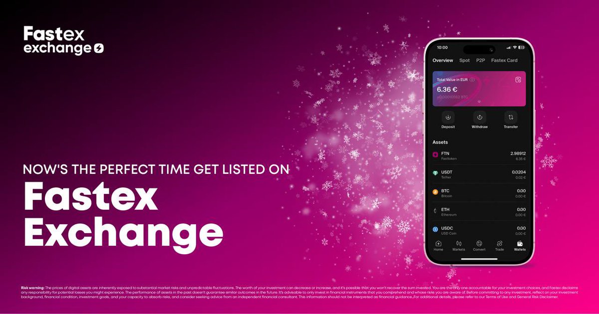 Now is the perfect time to get listed on <a href="/fastex/">Fastex</a> 

Don’t wait—make your move.⚡️