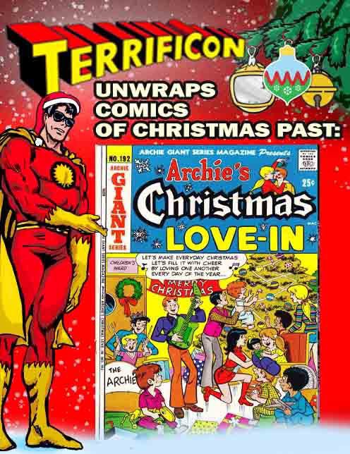 ItsTerrifiCon's tweet photo. TERRIFICON’s look at Christmas comic’s from the past has Archie and those swingers from Riverdale singing “Sugar, Sugar” during a “love-in”. #comicbok #archie #christmas https://t.co/AOkZKAaL8L