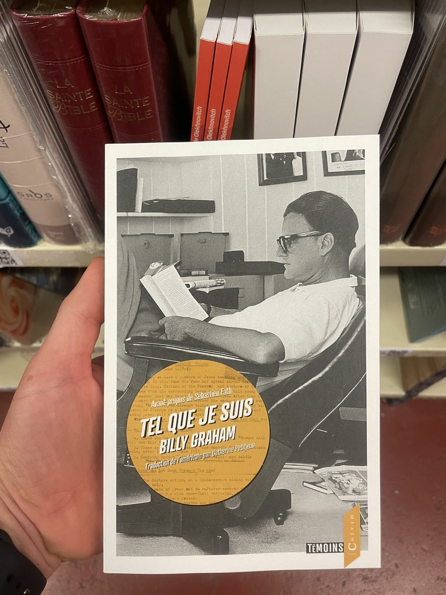 Bravo <a href="/CalvinEditions/">CalvinÉditions</a> ! Ils sont très beaux. Quel travail! <a href="/BillyGraham/">Billy Graham</a> son autobiographie en francais!
On vient de les mettre en stock sur la librairie BLFStore. ☺️