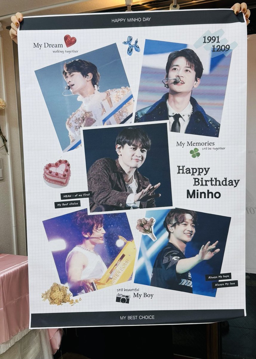 Ing_Cafe's tweet photo. 《プレゼント企画》　　
#SHINee  #ミンホ さんの素敵な垂れ幕が届きました✨
こちらのポストをrp、当店と主催者様 @Only_Hope1209  様をフォローして頂いた #シャヲル の方の中から1名様にプレゼント🎁
たくさんのご応募お待ちしてます🥰
#ミノ
#カプホ
#センイル
#MINHO https://t.co/D8Uyigx7zt