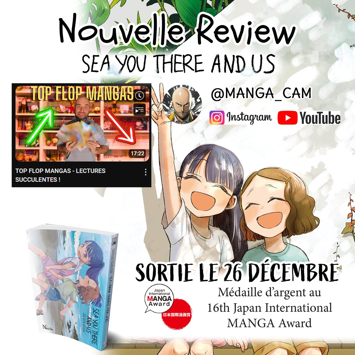 NazcaEditions's tweet photo. Lien de la vidéo : https://t.co/CrYciltMcg

Sortie prévue en librairie le 26 Décembre.

N'hésitez pas à le suivre 👉 : @TheMangaCam https://t.co/D2WPMydfv7