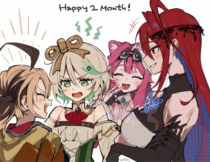 わりとたくさん描いた気がする!来年もProcreateでいっぱい描きたい#2024年自分が選ぶ今年の4枚 #Procreateアーティスト 