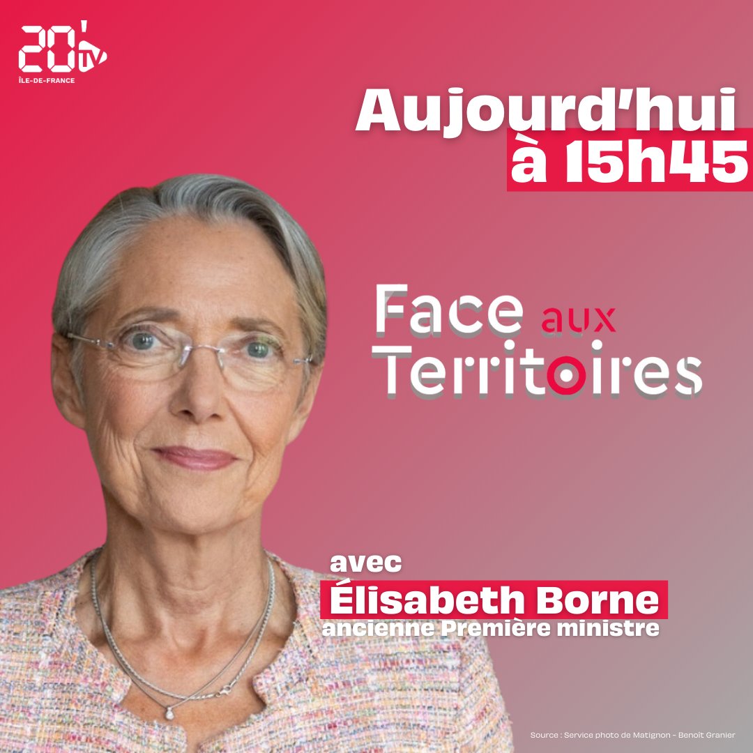 🎙️ Ce jeudi 5 décembre, #FaceAuxTerritoires accueille Élisabeth Borne, ancienne Première ministre. Elle abordera l’actualité politique et reviendra notamment sur la censure contre Michel Barnier. Un rendez-vous à ne pas manquer ! 🔍 #Politique #Débat